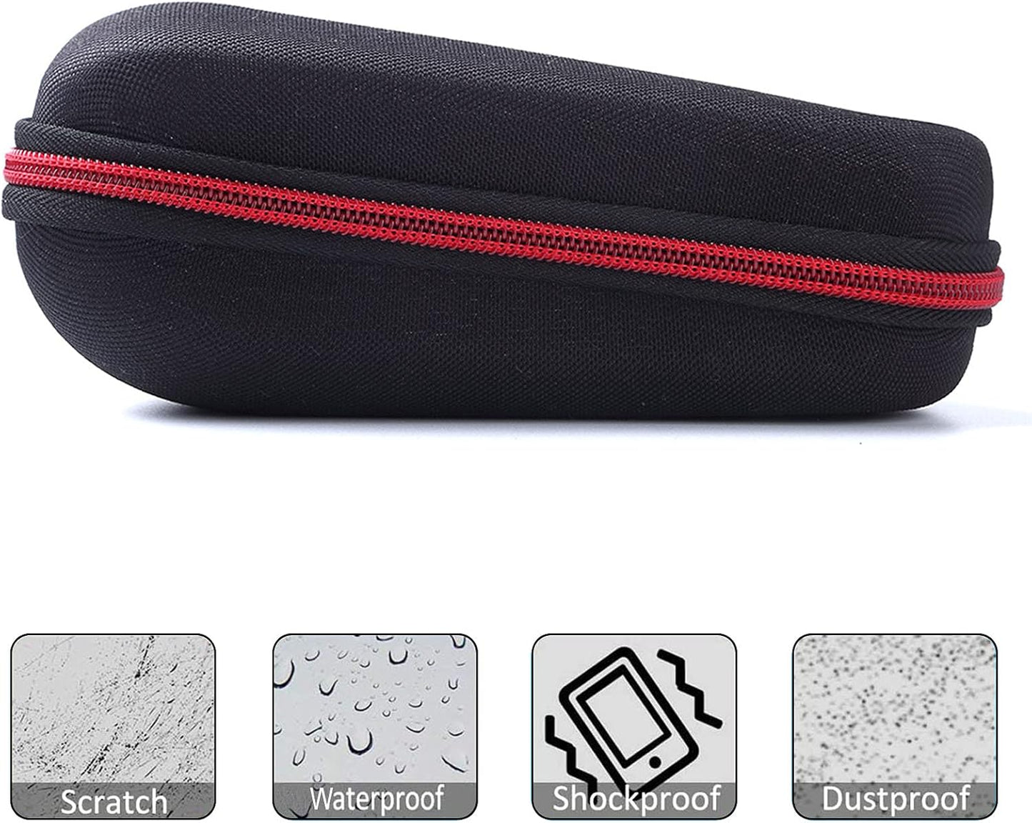 Razor Storage Case – Portable Hard EVA Travel Carrying Case, Waterproof Shockproof Protective Shaver Organizer Bag, Durable Grooming Tool Holder Compatible with Philips, Braun, Gillette, Panasonic and More