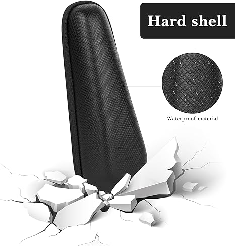 Razor Storage Case – Portable EVA Hard Shell Travel Protective Bag, Waterproof Shockproof Anti-Pressure Organizer Pouch for Manual and Electric Shavers, Compatible with Gillette, Braun, Philips, Panasonic, Schick and More