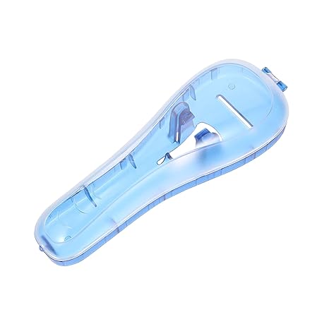 Razor Storage Case – Transparent Portable Plastic Protective Box for Manual Razors, Dustproof and Scratch-Resistant Shaver Travel Case, Compact Grooming Tool Organizer for Home, Business Trips, Gym, and Travel