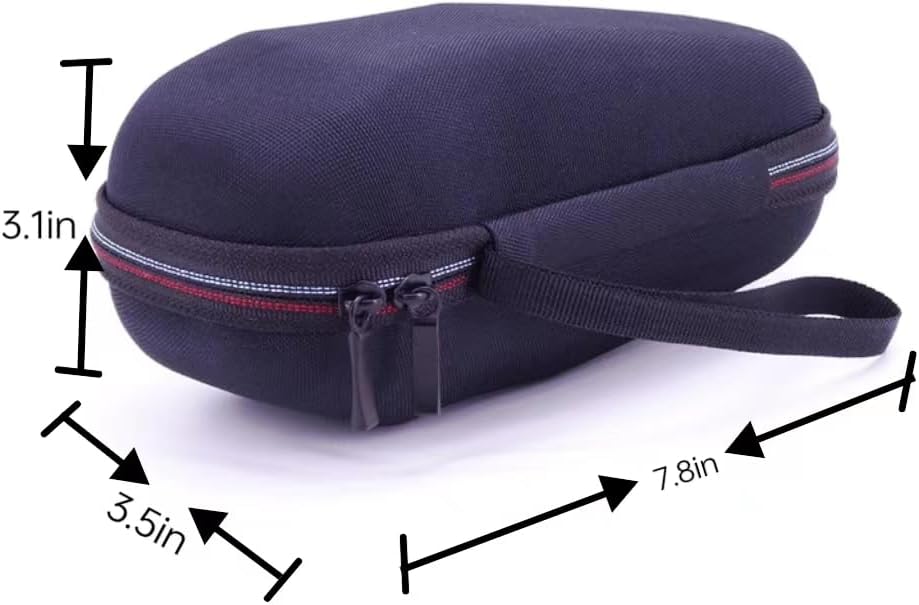 Razor Storage Case – Portable Hard EVA Travel Carrying Case for Men’s Shavers, Waterproof Shockproof Protective Grooming Organizer, Durable Razor Holder Compatible with Gillette, Harry’s and More, Ideal for Home, Business Trips, Gym, and Travel