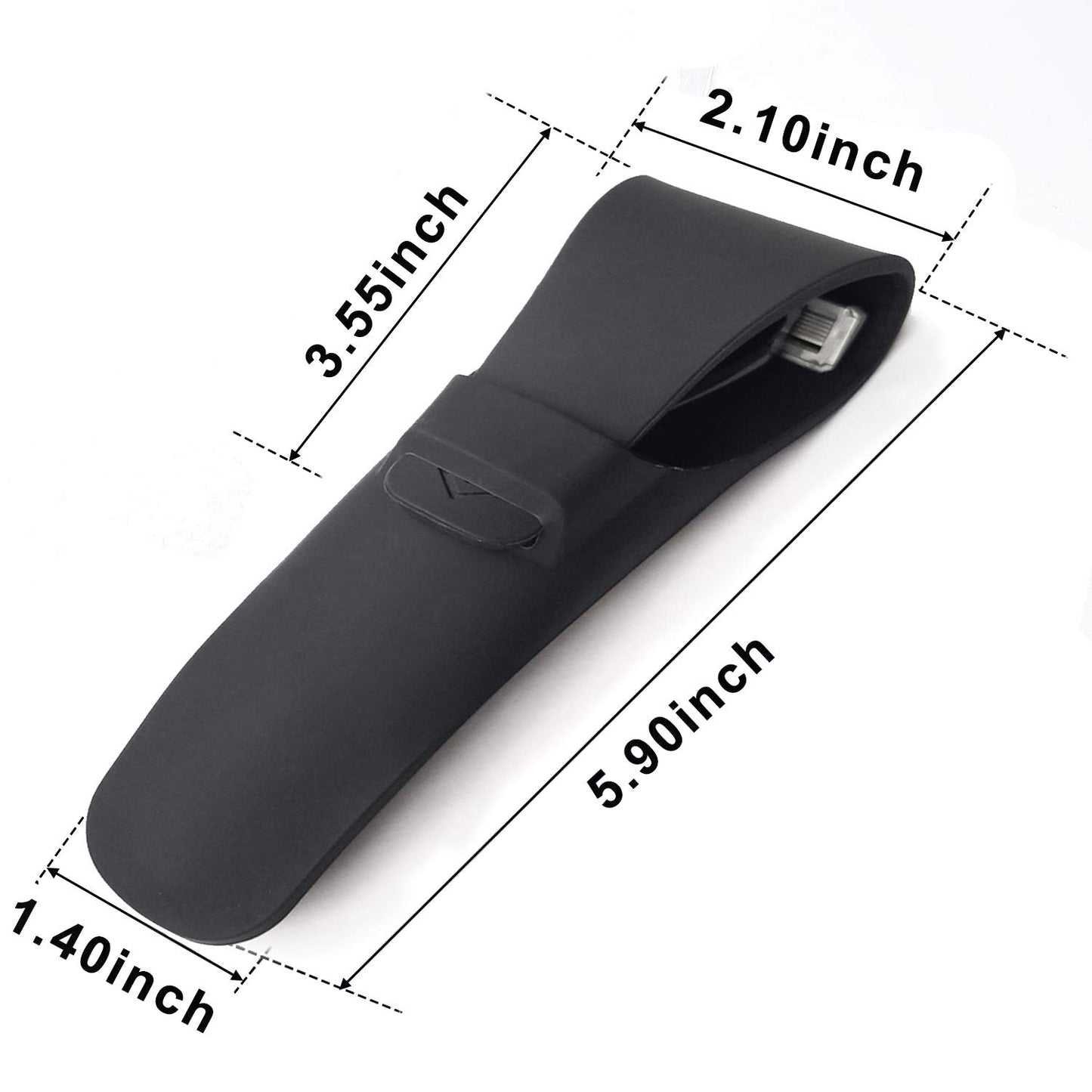 Razor Storage Case – Portable Silicone Protective Sleeve for Men’s Razors, Waterproof Dustproof Anti-Scratch Travel Shaver Cover, Lightweight Grooming Organizer for Home, Business Trips, Gym, and Travel