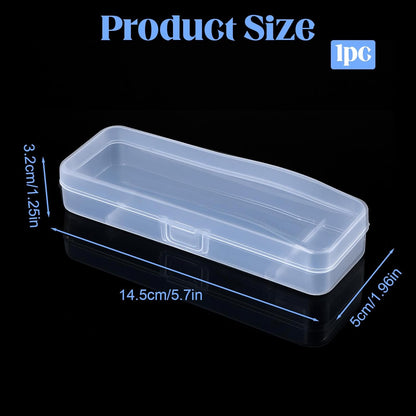 Razor Storage Case – Portable Transparent Plastic Protective Box, Compact Shaver Organizer for Men’s Razors and Blades, Dustproof and Moisture-Resistant Grooming Tool Holder for Home, Business Trips, Gym, and Travel
