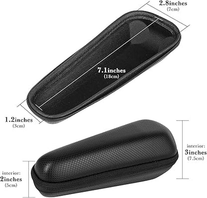 Razor Storage Case – Portable EVA Hard Shell Travel Protective Bag, Waterproof Shockproof Anti-Pressure Organizer Pouch for Manual and Electric Shavers, Compatible with Gillette, Braun, Philips, Panasonic, Schick and More