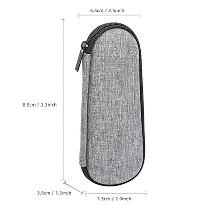 Razor Storage Case – Fabric Portable Travel Carrying Pouch with Zipper, Waterproof Scratch-Resistant Grooming Tool Organizer Bag for Men’s Shavers, Compact Razor Holder for Home, Business Trips, Gym, and Travel