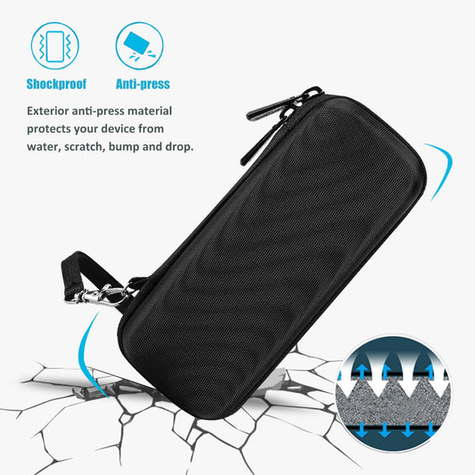 Razor Storage Case for Men – Portable Hard EVA Travel Carrying Case with Hand Strap, Waterproof Shockproof Protective Shaver Organizer Bag, Compatible with Gillette, Harry’s, and More, Ideal for Home