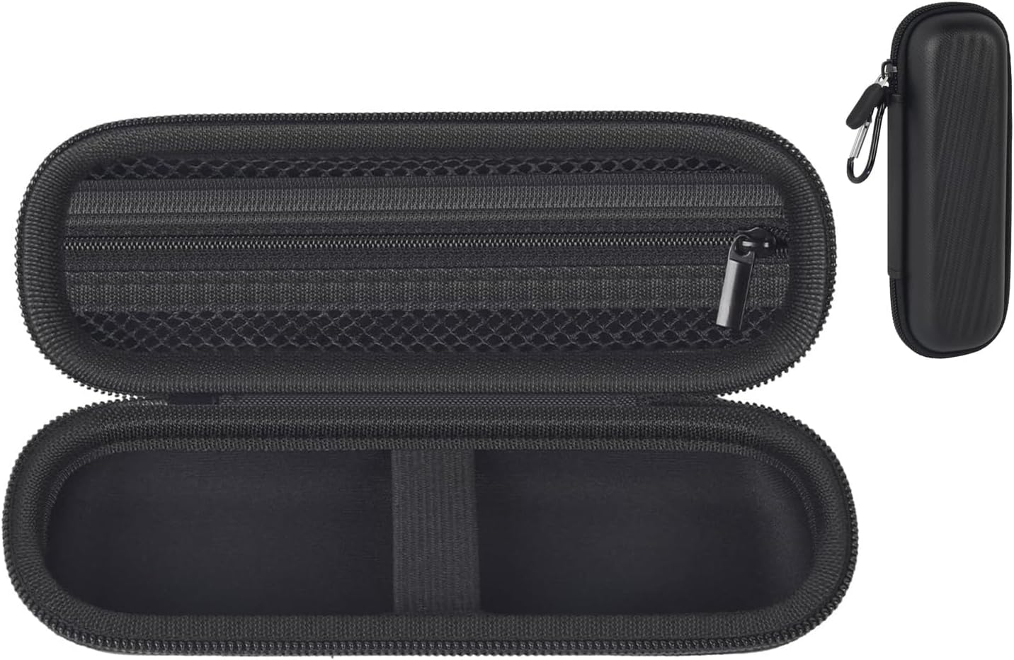 Razor Storage Case – Portable Hard EVA Travel Carrying Case, Waterproof Shockproof Protective Grooming Organizer Bag for Electric and Manual Shavers, Compact Men’s Travel Toiletry Holder Compatible with Philips, Braun, Gillette, Panasonic